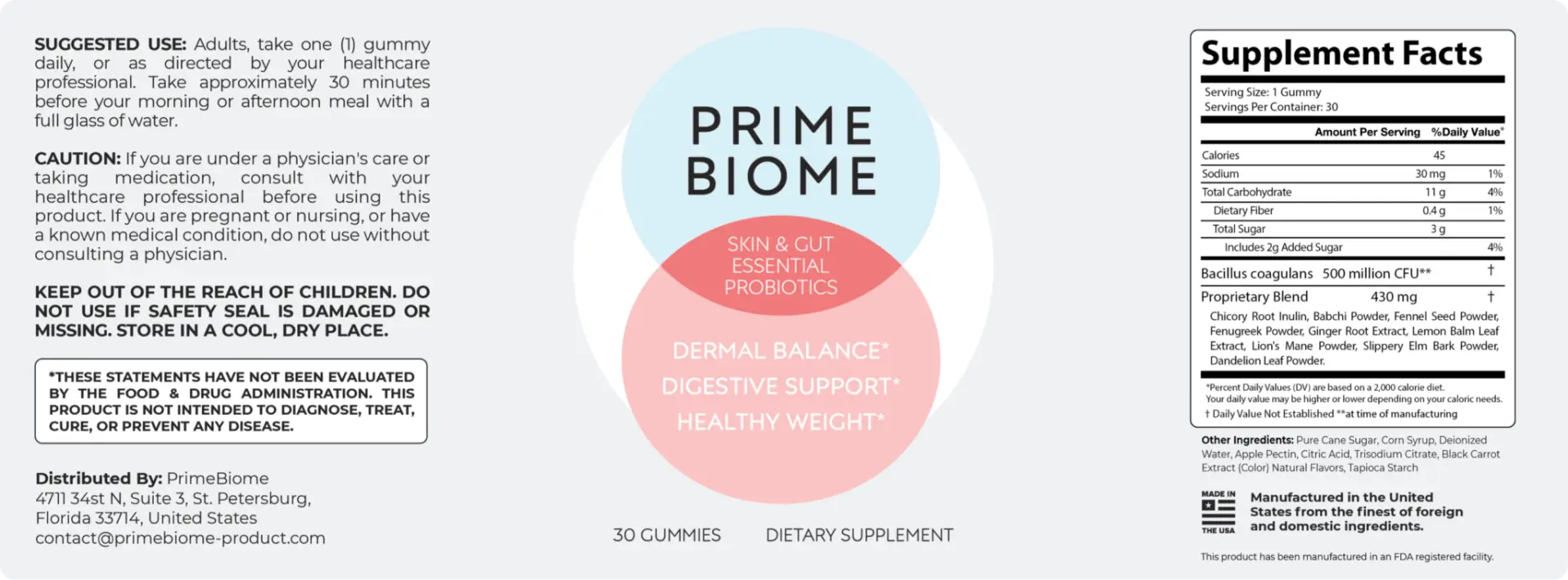 primebiome supplement